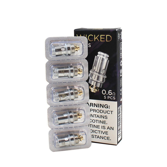 Sigelei Snowwolf Wicked 0.6ohm Replacement Coils (5pc)